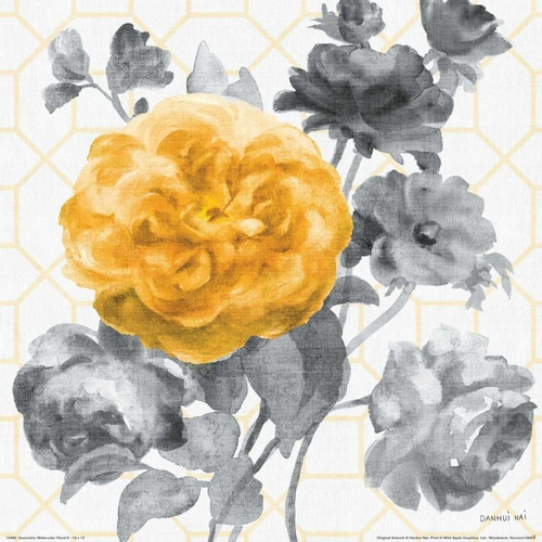 Geometric Watercolor Floral II