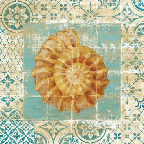 Shell Tiles I Blue