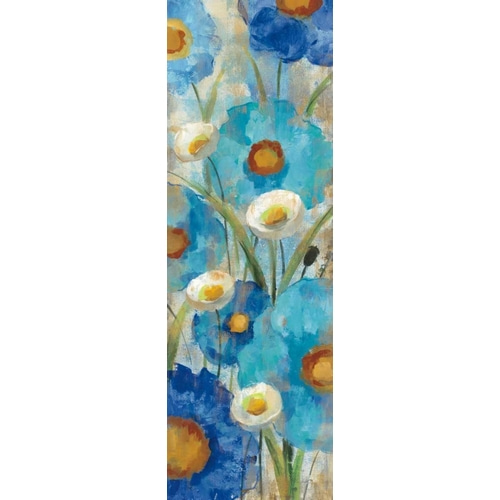 Sunkissed Blue and White Flowers I