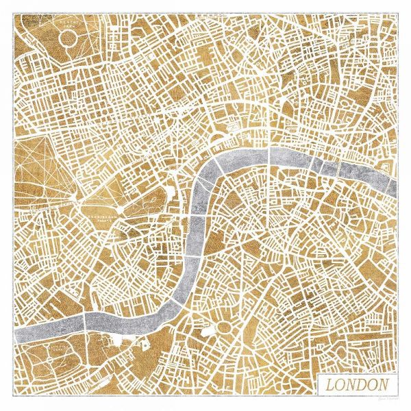 Gilded London Map