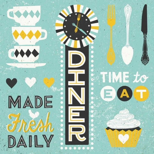 Retro Diner Collection Pattern Master