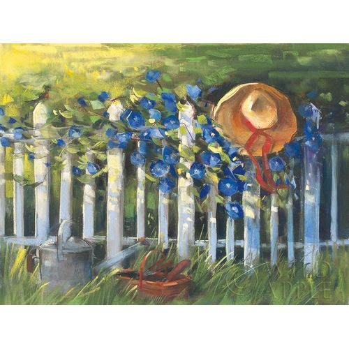 Morning Glories on the Fence