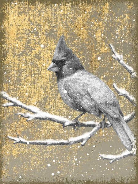 Winter Birds Cardinal Neutral