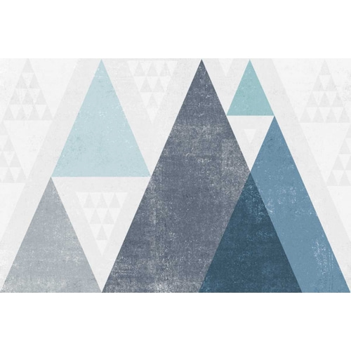 Mod Triangles I Blue