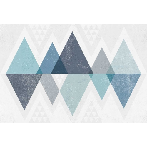 Mod Triangles II Blue