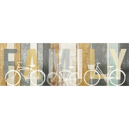 Beachscape Bicycle Family Gold Neutral