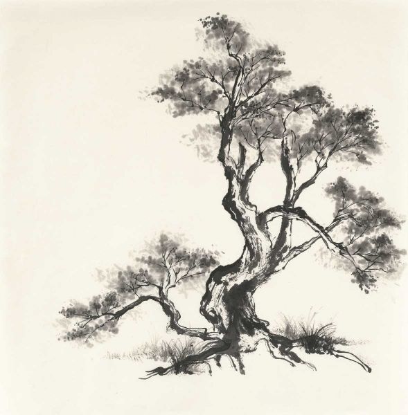 Sumi Tree I