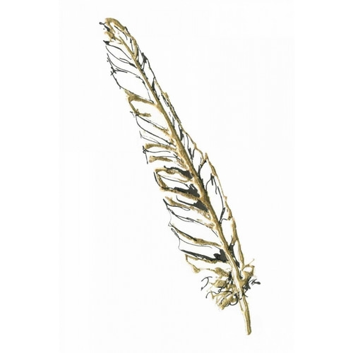 Gilded Swan Feather I