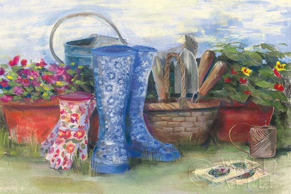 Gardeners Still Life with Boots