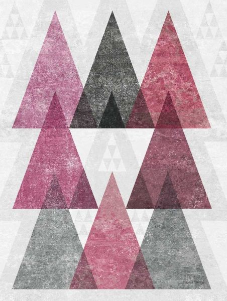Mod Triangles IV Soft Pink