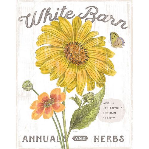 White Barn Flowers I