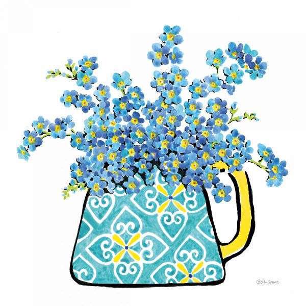 Floral Teacups IV