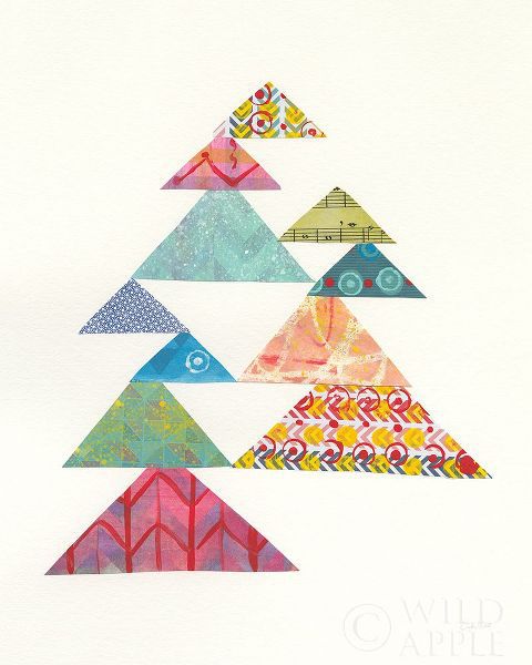 Modern Abstract Triangles I