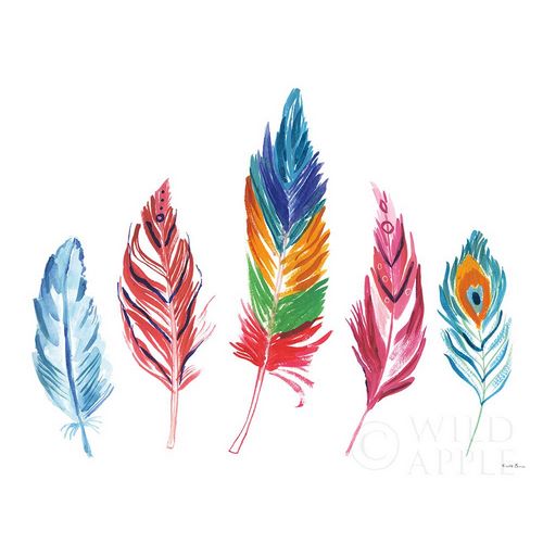 Rainbow Feathers IV