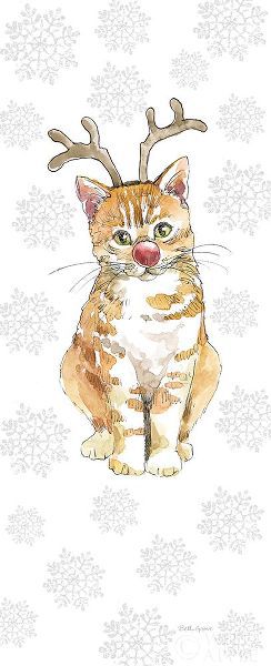 Christmas Kitties III Snowflakes