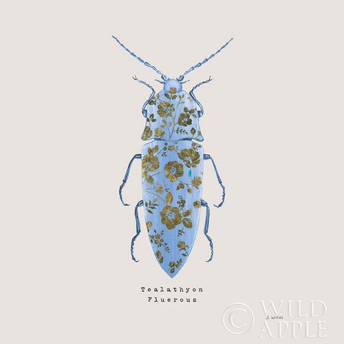 Adorning Coleoptera VIII Sq Blue
