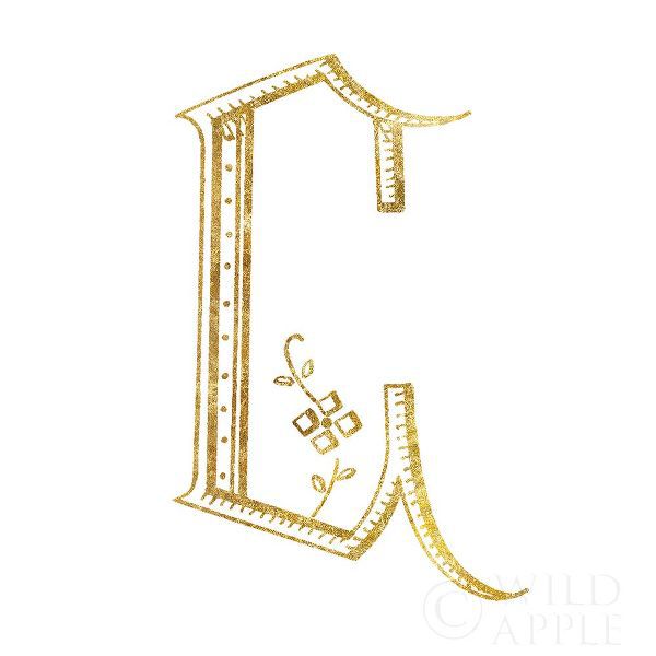 French Sewing Letter C