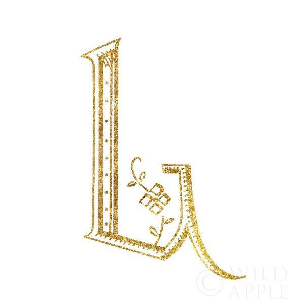 French Sewing Letter L
