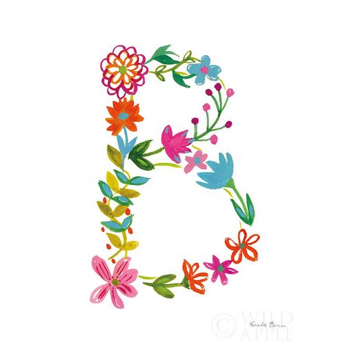 Floral Alphabet Letter II