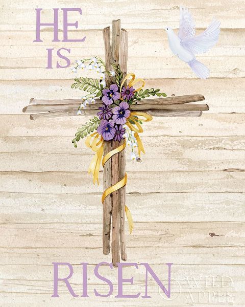 Easter Blessing Saying III with Cross v2