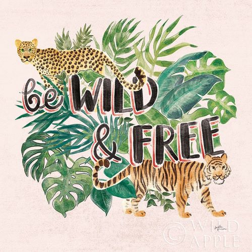 Jungle Vibes VII - Be Wild and Free Pink