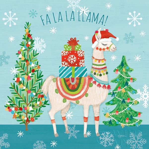 Lovely Llamas Christmas IX