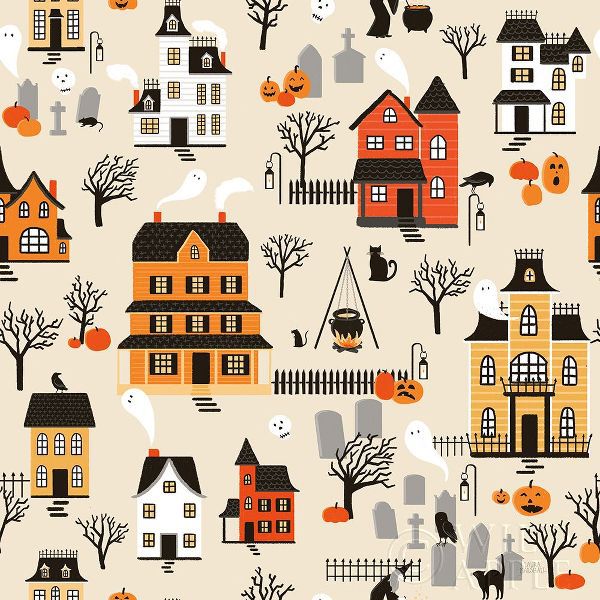 Spooky Village Pattern I