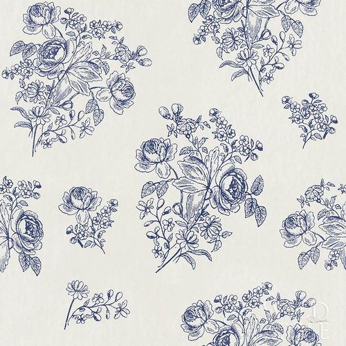 Toile Roses Pattern IC