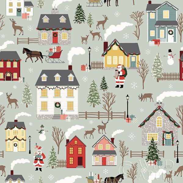 Christmas Village Pattern I