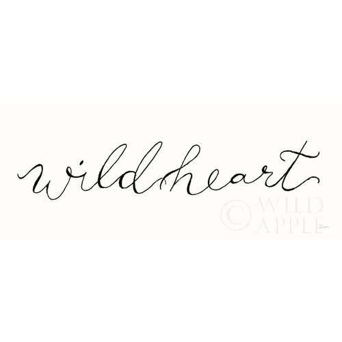 Wild Heart on White