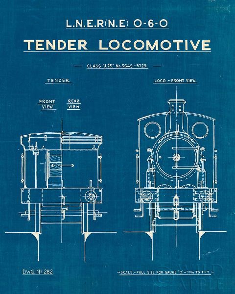 Locomotive Blueprint III