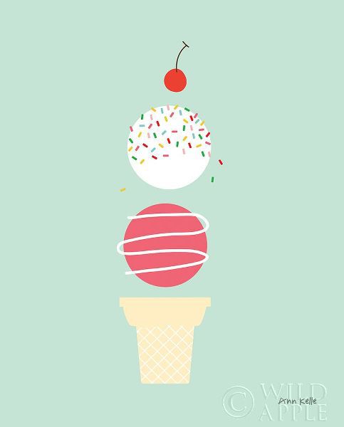 Ice Cream and Cherry I