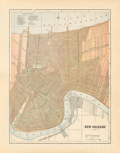 Map of New Orleans