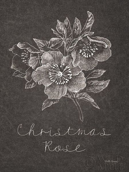 Black and White Chalkboard Christmas III