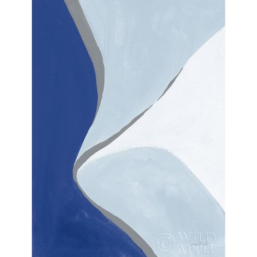 Retro Abstract III Blue