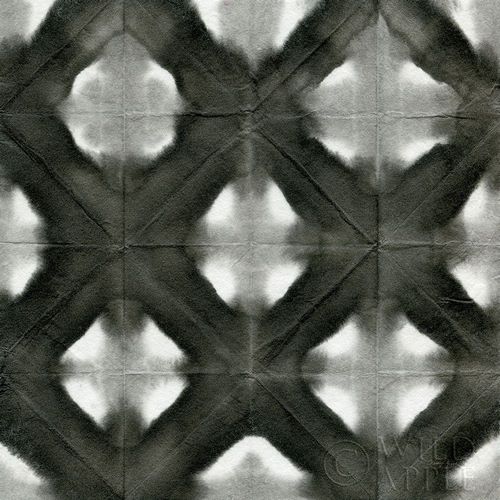 Aquarelle Black and White Square II