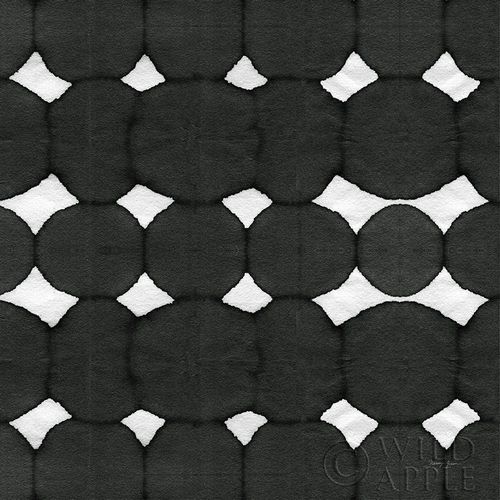 Aquarelle Black and White Square IV