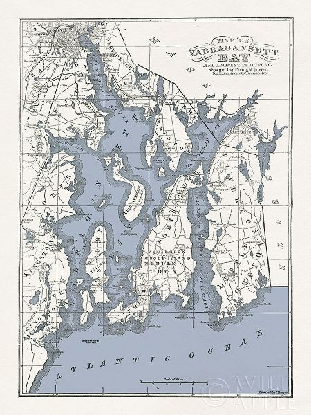 Narragansett Bay Map II