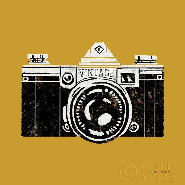 Vintage Camera Yellow