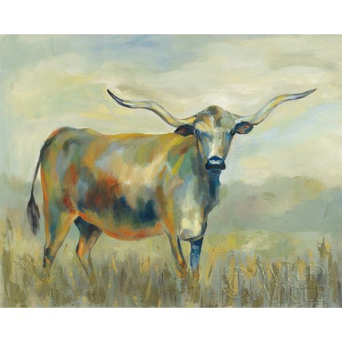 Colorful Longhorn Cow