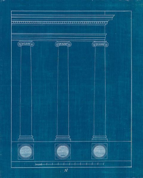 Architectural Columns III Blueprint