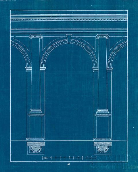 Architectural Columns IV Blueprint