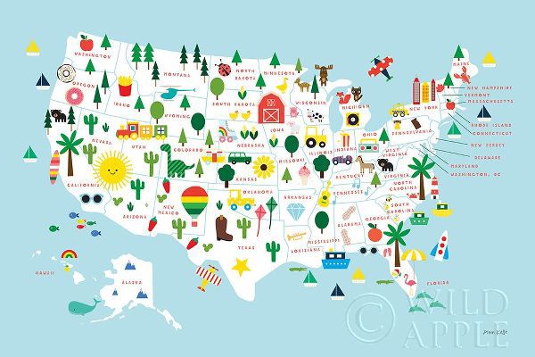 Fun USA Map