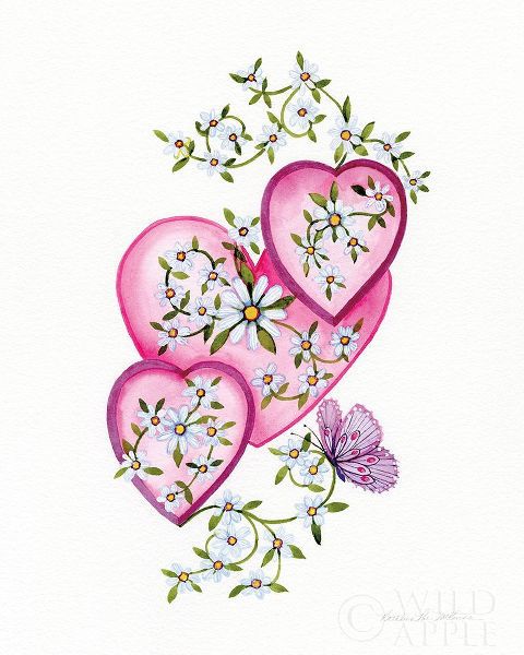 Hearts and Flowers I