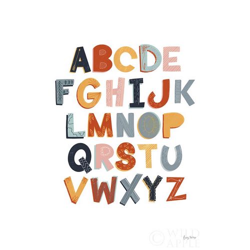 Colorful Alphabet Pastel