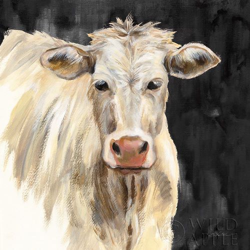Vassileva, Silvia 아티스트의 White Cow on Black 작품