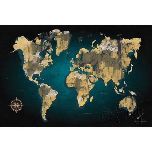 Escalante, Omar 아티스트의 Sketched World Map 작품