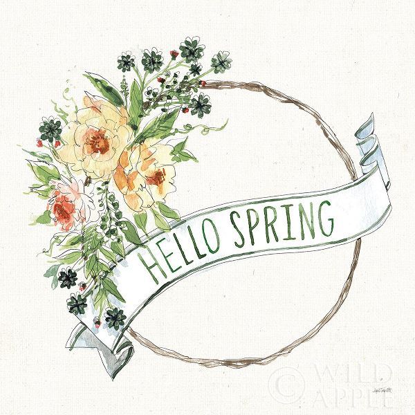 Tavoletti, Anne 아티스트의 Hello Spring Wreath 작품