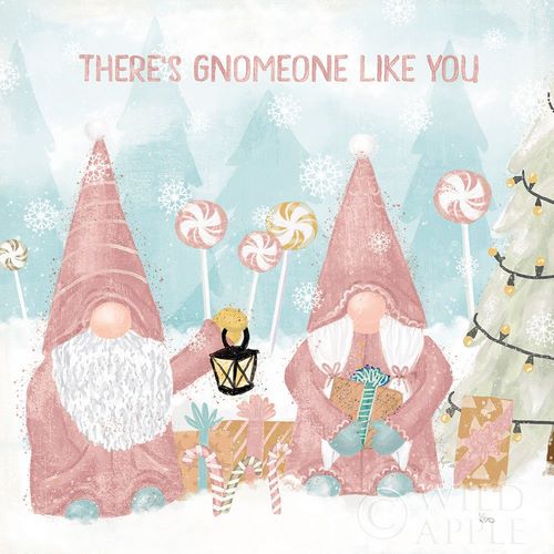 Charron, Veronique 아티스트의 Gnome Sweet Gnome II Blush 작품