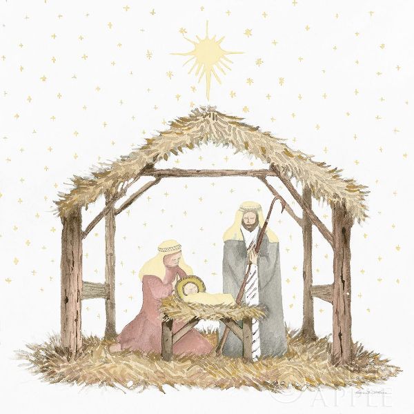 McKenna, Kathleen Parr 아티스트의 Christmas in Bethlehem III Light 작품